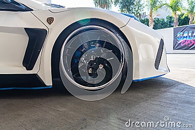 Gagliardi VEX on display during Galpin car show Editorial Stock Photo