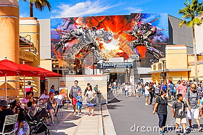 Universal Studios Hollywood Park, Los Angeles, USA Editorial Stock Photo