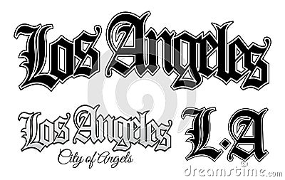 Los Angeles Cartoon Illustration