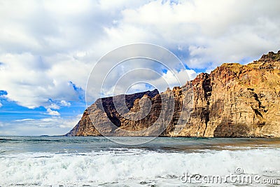 Los Gigantes mountains rock on Tenerife, Canary Islands Spain Stock Photo