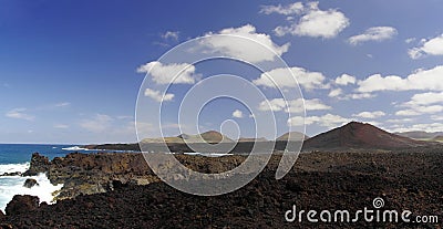 Los Hervideros, Lanzarote, Canary Islands Stock Photo