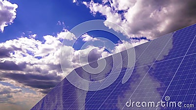 Los paneles solares Timelapse Los paneles solares Timelapse