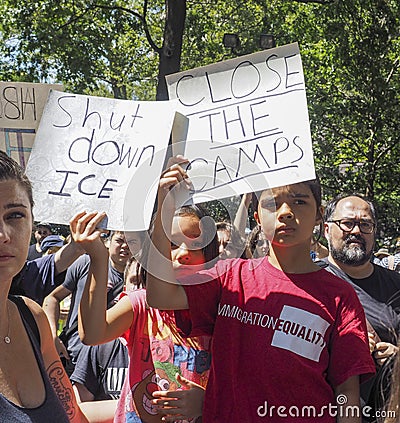 Close the Camps Protest Editorial Stock Photo