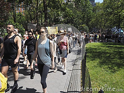 Close the Camps Protest Editorial Stock Photo