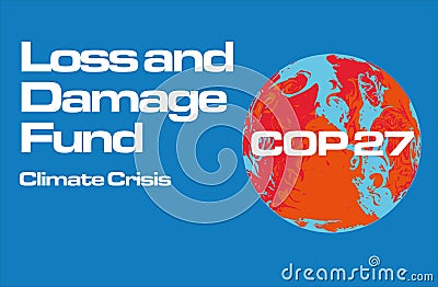 Loss and damage fund approved at COP27 to pay poorer countries harmed by the impacts of the climate crisis Stock Photo