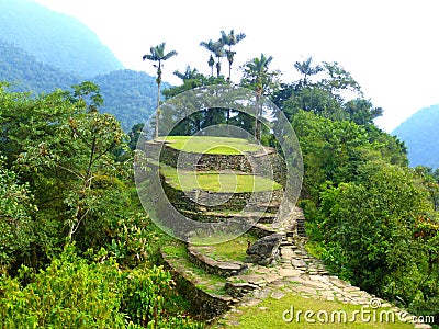 Lost City in Santa Marta in Colombia Stock Photo