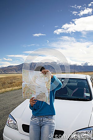 Lost in New Zealand Stock Photo