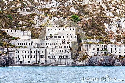 lost places Lipari Island south Italy Stock Photo