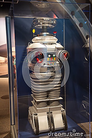 Lost in Space Robot at NASA Kennedy Space Center Editorial Stock Photo