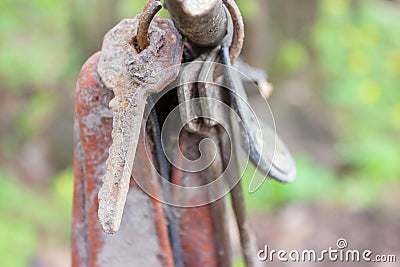 Losted key concept Stock Photo