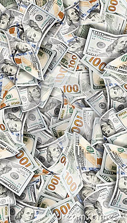 A lot of dollars.Highly detailed picture of American money Stock Photo