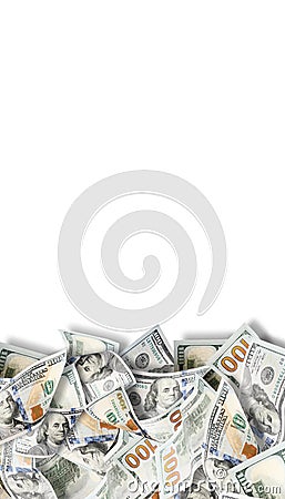 A lot of dollars.Highly detailed picture of American money Stock Photo