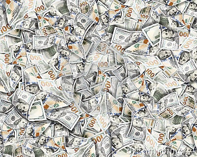 A lot of dollars.Highly detailed picture of American USA money Stock Photo