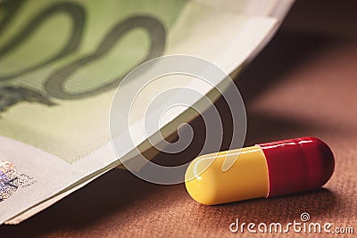 A Lot of Money For a Cure Stock Photo