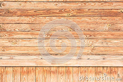 A lot of wooden boards are located horizontally and vertically Stock Photo