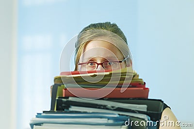 A lot of work Stock Photo