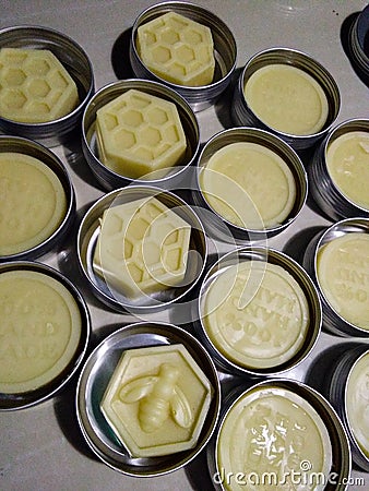 Lotion bars Stock Photo