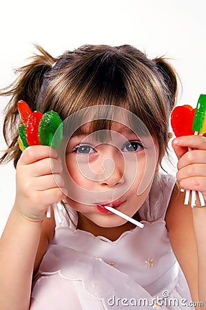 Lots of candy Stock Photo