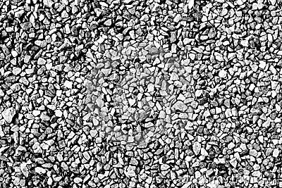 Lots dirty stone ground in black and white photography Stock Photo