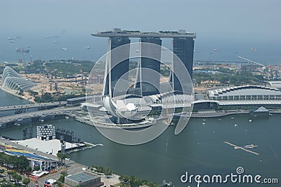 Singapore Downtown business architecture Editorial Stock Photo