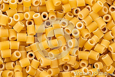 Lots of Small Noodles, Handful of Whole Grain Pasta Stock Photo