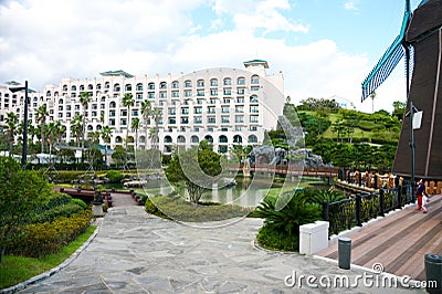 Lotte Hotel, Jeju Island, Korea,volcanic island Editorial Stock Photo