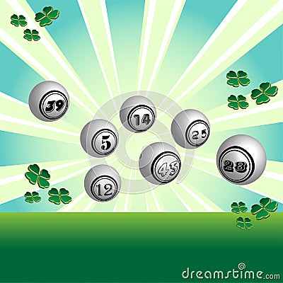 Lottery balls Vector Illustration