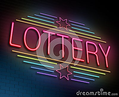 Lottery concept. Stock Photo