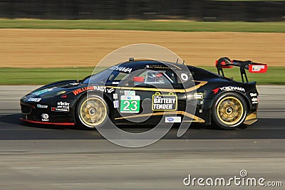 Lotus Evora racing Editorial Stock Photo