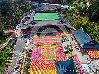 Lotus Lantern Festival in Samgwangsa Temple, Busan, South Korea, Asia Stock Photo