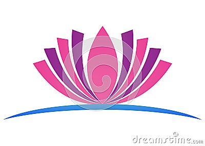 Lotus logo Vector Illustration