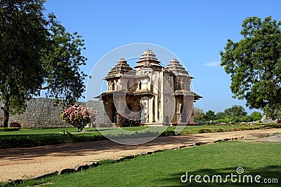 Lotus Mahal Stock Photo