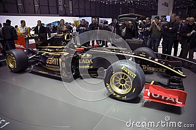 Lotus Renault GP Formula 1 Car 2011 Editorial Stock Photo