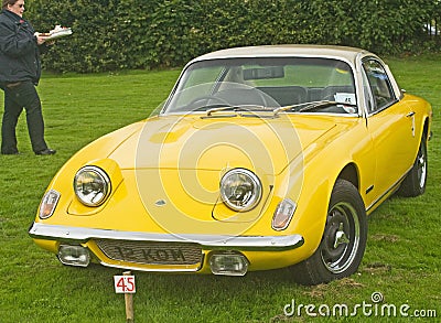 Lotus Sports car at Fortrose. Editorial Stock Photo