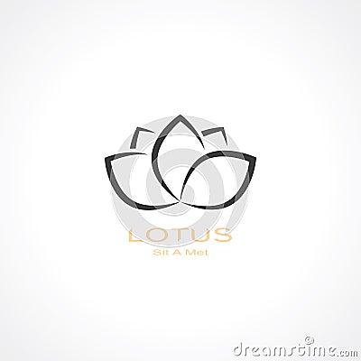 Lotus symbol Vector Illustration