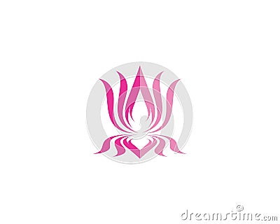 Lotus symbol illustration Vector Illustration