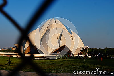 The Lotus Temple image HD Stock Photo