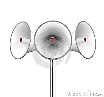 Loud speaker Stock Photo