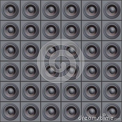 Loud Speakers Stock Photo