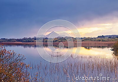 Lough Lannagh Stock Photo