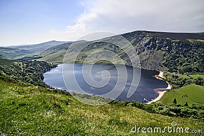 Lough Tay Lake Stock Photo