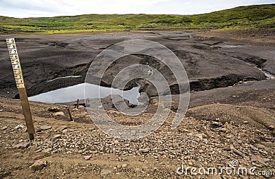 Loughareema, the lake that randomly vanishes, County Antrim, Northern Ireland Stock Photo