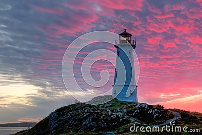 Louisbourg Lighthouse Stock Photo