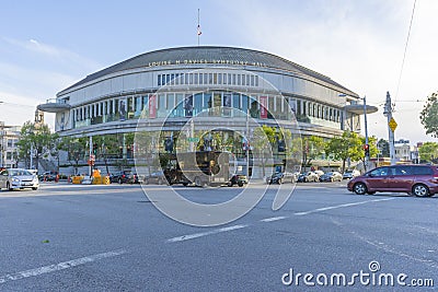 Louise M. Davies Symphony hall in San Francisco Editorial Stock Photo