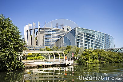 European Parliament, Strasbourg, France Editorial Stock Photo