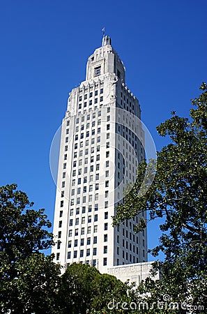 Louisiana State Capital Stock Photo