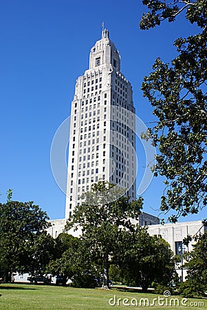 Louisiana State Capital Stock Photo