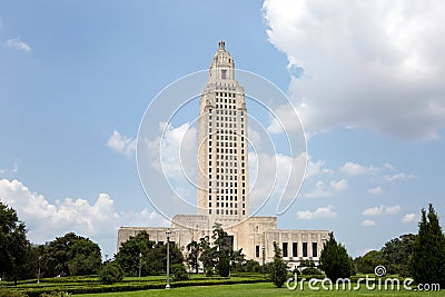 Louisiana State Capitol Baton Rouge Stock Photo