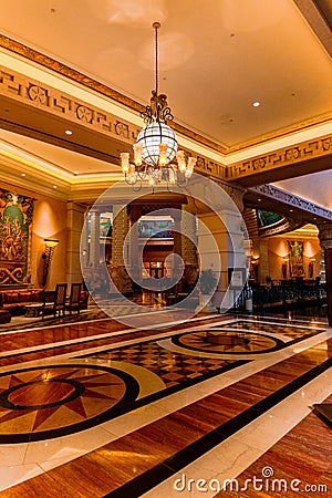 Lounge area in a Modern hotel Editorial Stock Photo