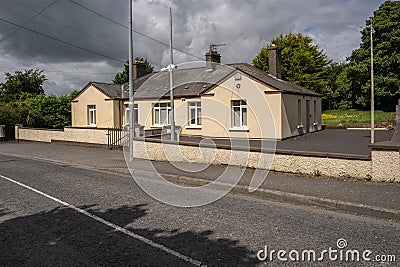 Louth Village, County Louth, Ireland, 26th June 2023. Louth Village Garda Station Editorial Stock Photo